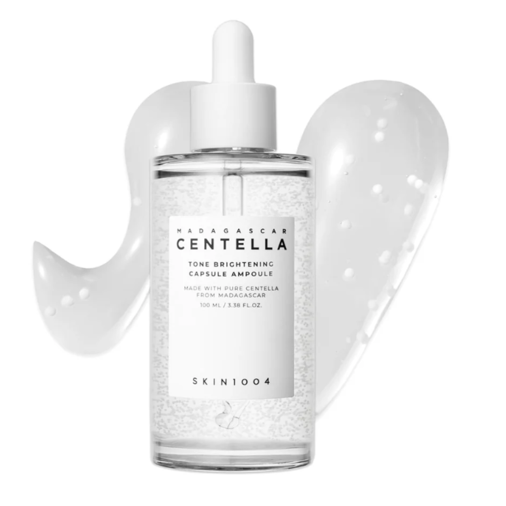 SKIN1004 Madagascar Centella Tone Brightening Capsule Ampoule delivers deep hydration while brightening and balancing your complexion